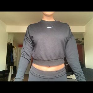 Nike Crop Pullover w/ Open Back
